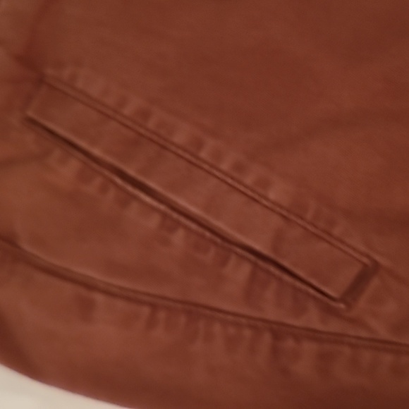 Super soft Loft cargos, broken-in style in rust. Size 2 but roomie. - Picture 2 of 8